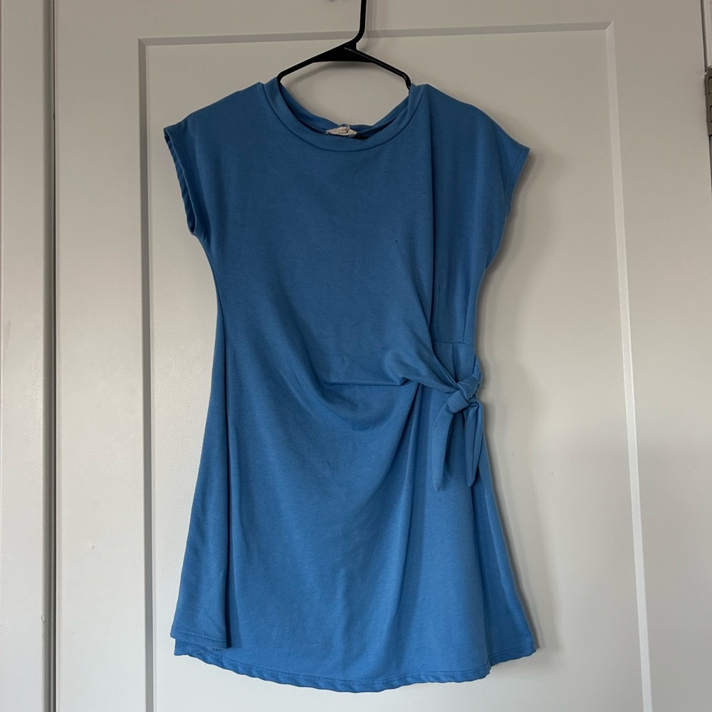 See You Monday Blue Mini Dress